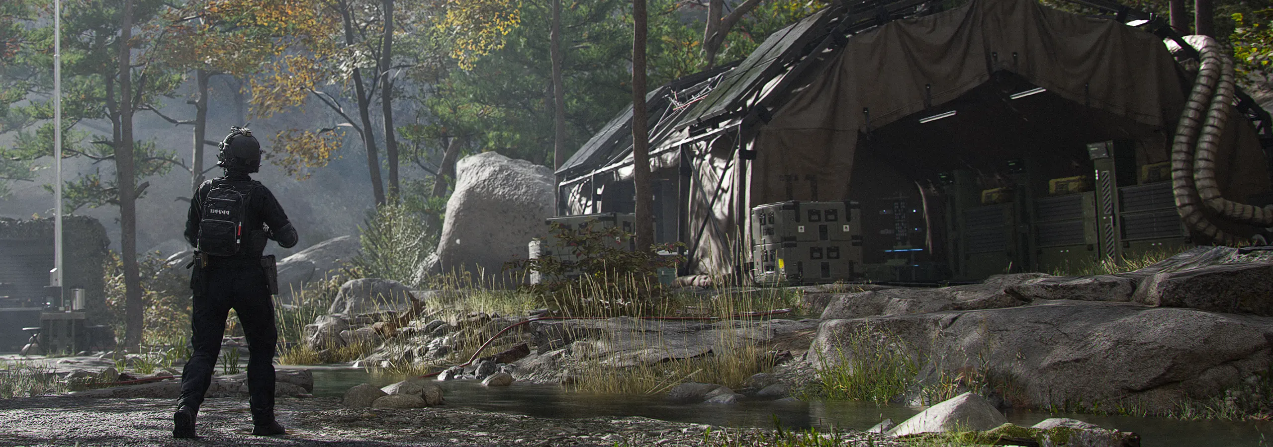 Official image of the woodland Forward Operating Base